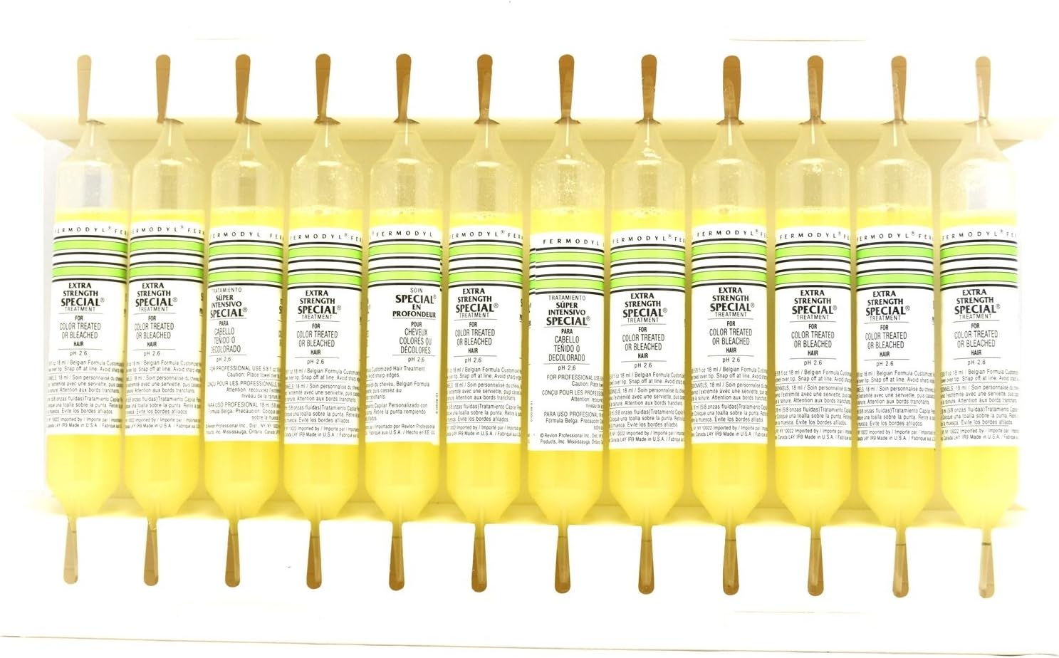Leave-in Treatment-Special Extra Strength(for Color Treated Or Bleached Hair) (Box of 12, 5/8 oz. ampoules)