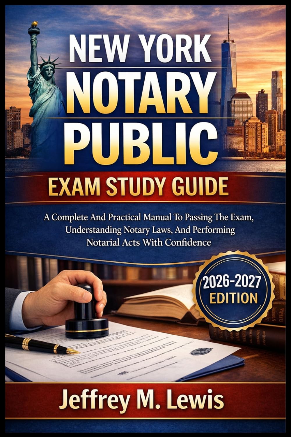 NEW YORK NOTARY PUBLIC EXAM STUDY GUIDE: A Complete And Practical Manual To Passing The Exam, Understanding Notary Laws, And Performing Notarial Acts With Confidence