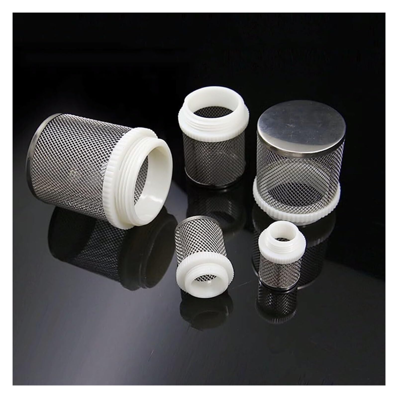 Filtros de Manguera Filtro de Manguera de jardín, 1 Filtro de Red de Acero Inoxidable for riego de jardín, Acuario y pecera.(0.75 Inch)