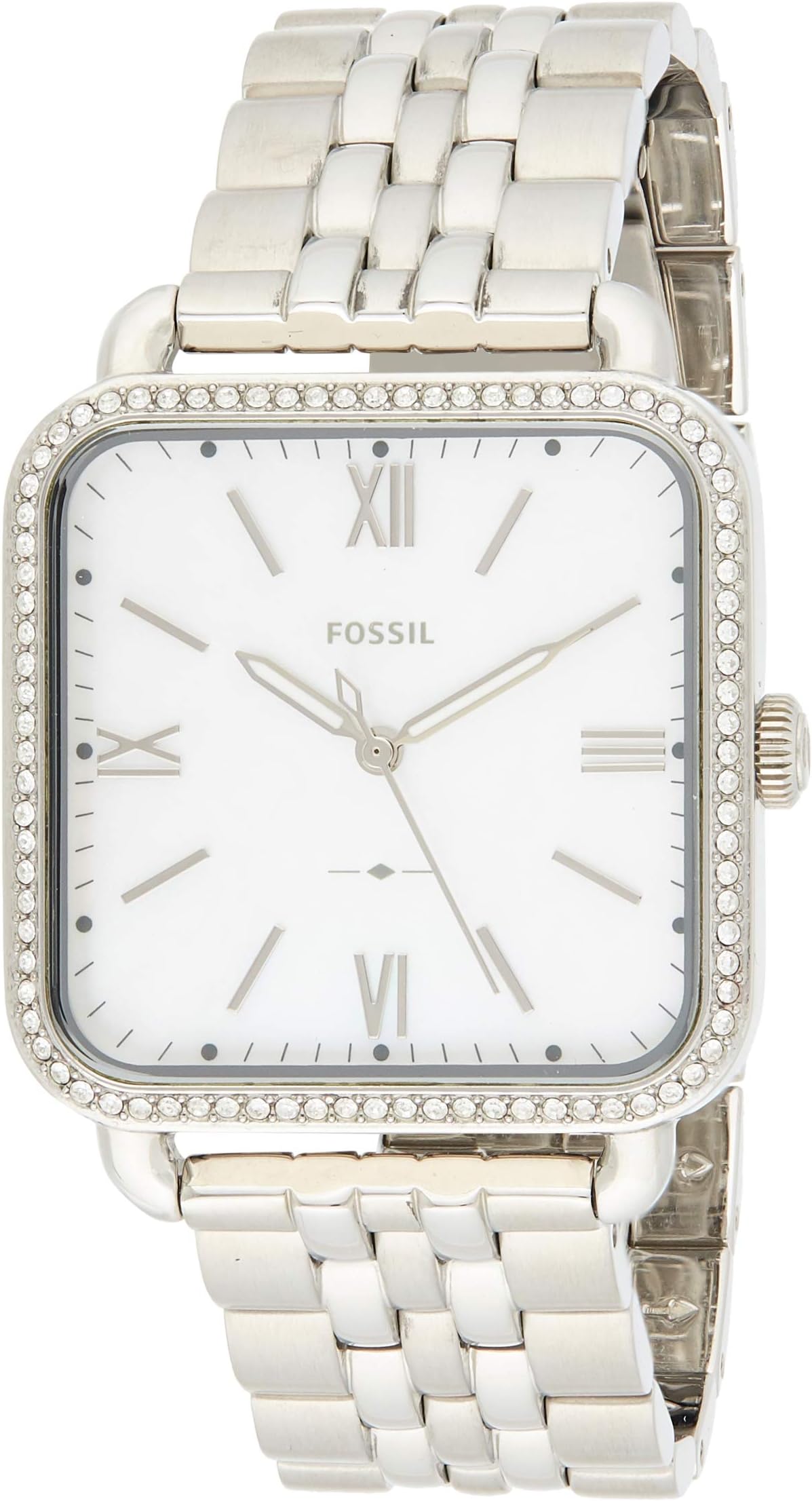 Fossil Micah Womens Quartz Watch with Mother of Pearl Dial and Silver Stainless Steel Bracelet ES4268