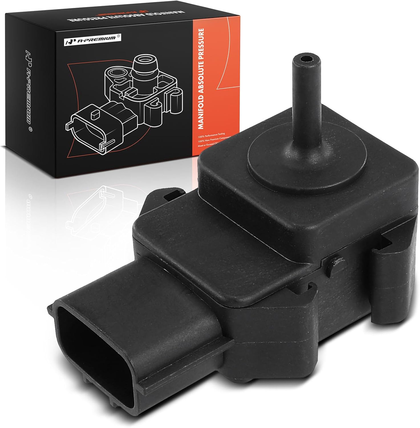 A-Premium Manifold Pressure (MAP) Sensor [3 Pins] Compatible with Nissan Pathfinder 1996-1997, Pickup 1996-1997 2.4L & Infiniti QX4 1997 3.3L