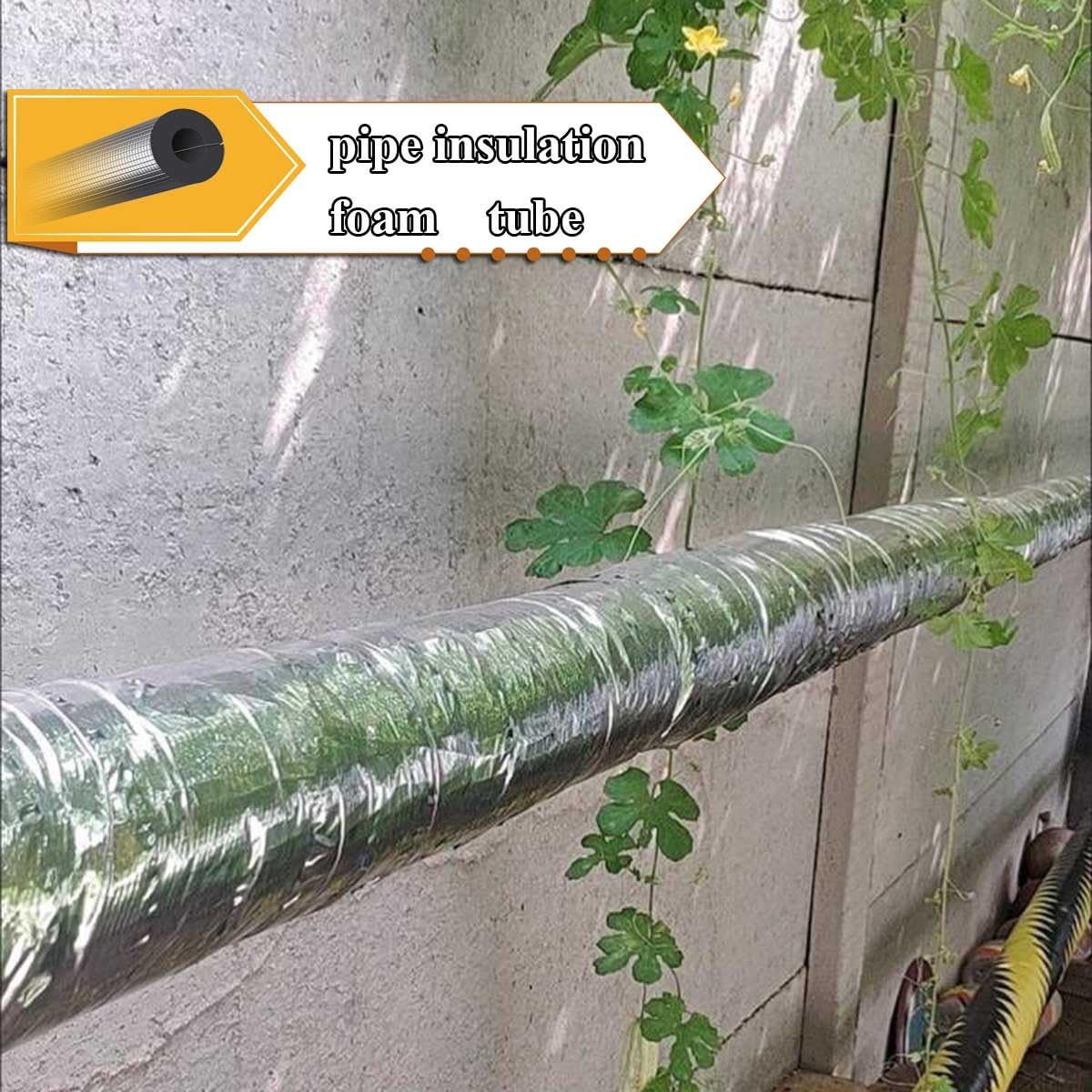 ZGHGEUO Zelfdichtende Buis Isolatie Schuimbuis, (ID) 89 mm x (T) 20 mm