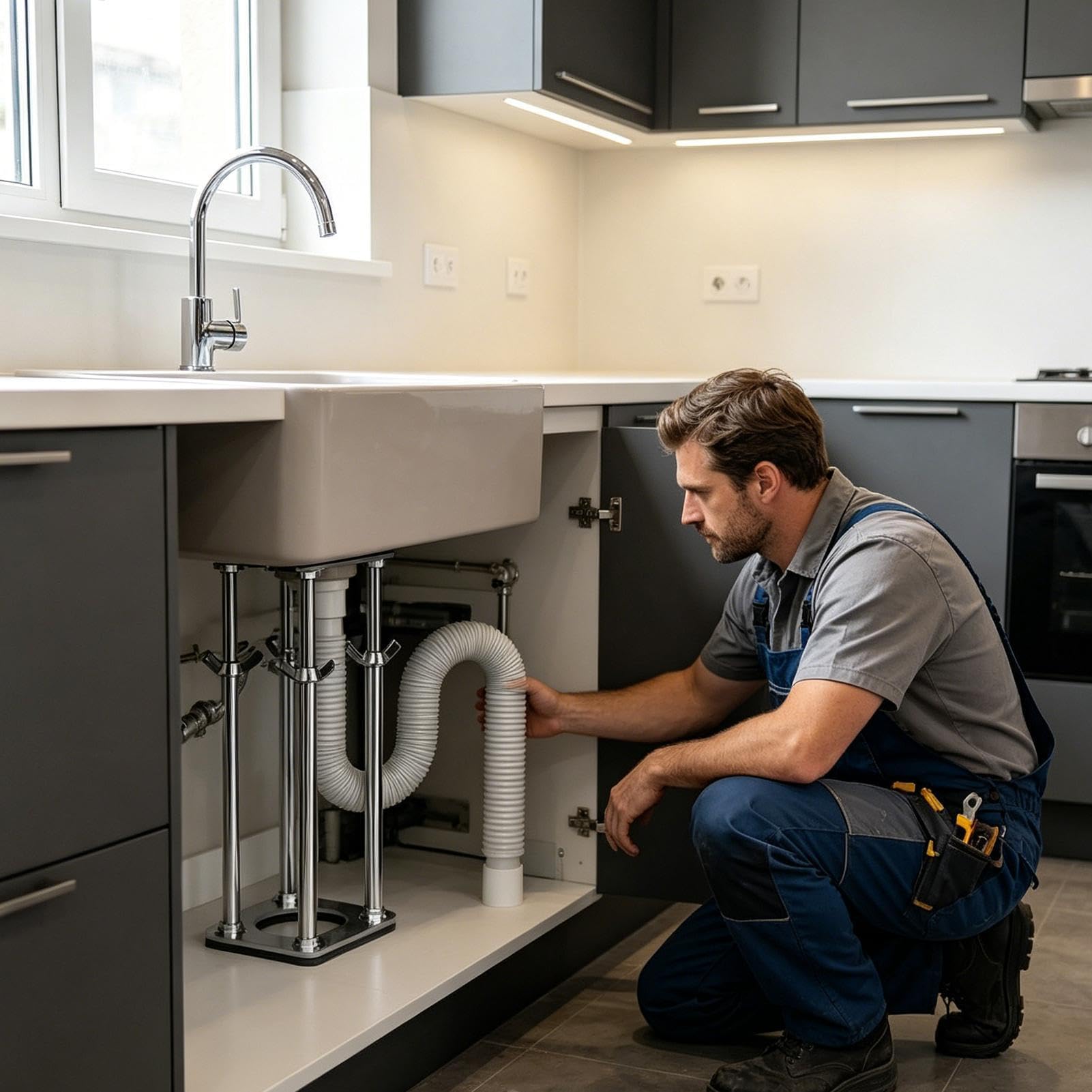 Basin Installationsständer – Edelstahlhalterungen, Sink Support Rods