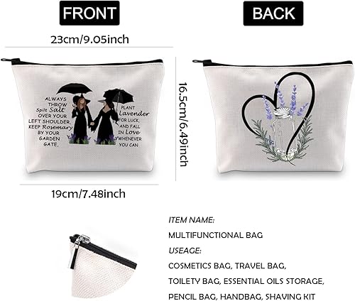Miniatura 2 de WCGXKO Regalo inspirado en programas de televisión para mujer, sal romero lavanda, amor, brujería, bolsa de bruja para mujer, Sal Romero Lavanda Amor