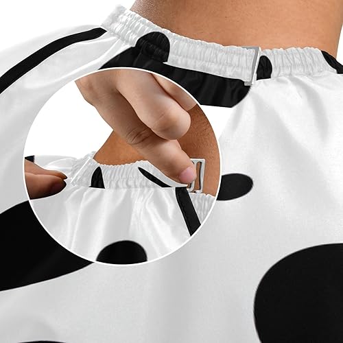 Miniatura 8 de Capas de champú oscuro de lava fundida, capa de peluquería lavable, delantales de peluquería para mujer