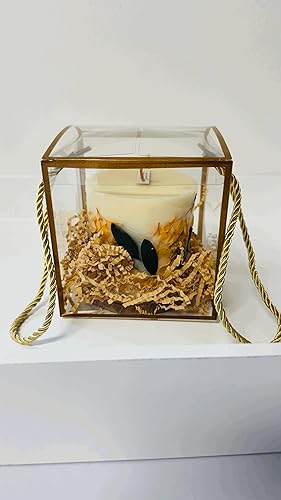 Miniatura 5 de Vela de aromaterapia perfumada de jazmín, 100% cera de soja, hecha a mano y no tóxica, vela de flores naturales para relajación, ambiente relajante