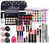 Full Beauty Makeup Cosmetic Set, 26 Piece Makeup Set, Beginners Cosmetics Kit, Primary Makeup Set, Waterproof, Sweat Proof, Natural Makeup, Cosmetic Bag Included, Full Beauty Cosmetics Set, Makeup