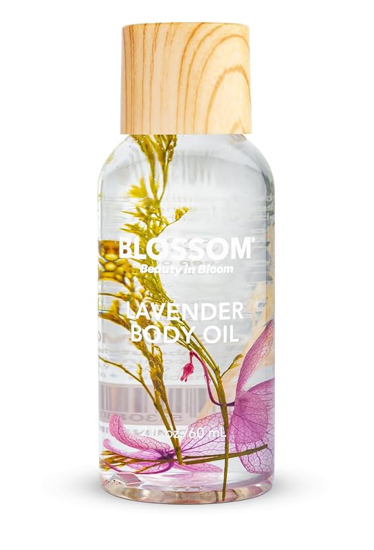 Blossom Óleo Corporal Seco com Flores Naturais, Lavanda, Roxo, 60 mL