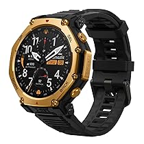 Amazfit T-Rex 3 Pro Smartwatch Outdoor 48mm Display AMOLED in Zaffiro, Ghiera in Titanio, GPS Dual Band, Mappe Offline, 25 Giorni di Autonomia, Torcia Integrata, 10 ATM, 180+ Modalità Sport