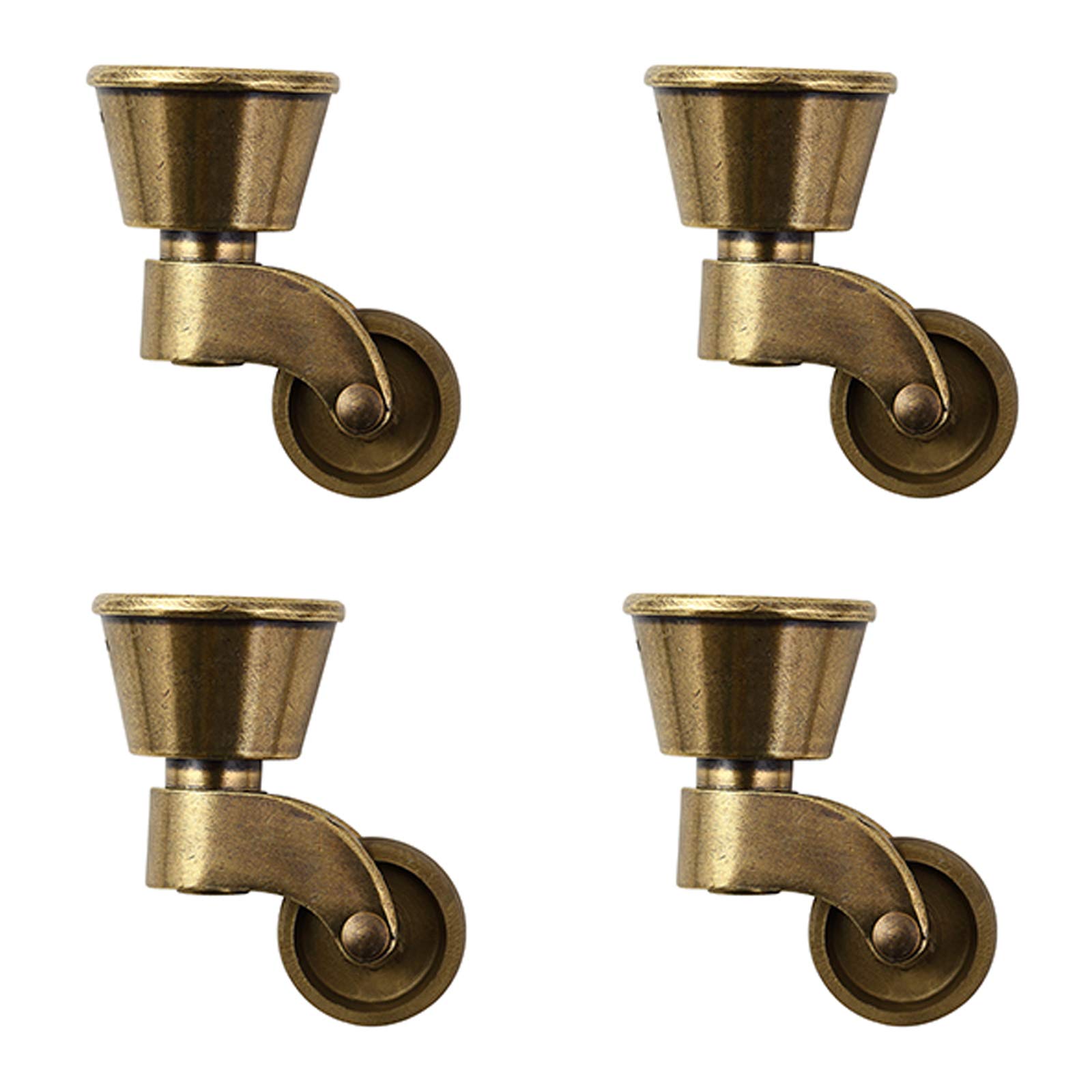 Roulettes universelles pour meubles LUNEZY pivotantes 360 robustes type tasse