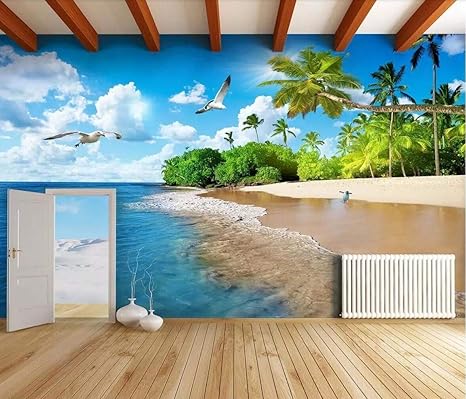 Amazon Co Jp 壁画 3d壁紙 海の風景 ビーチ ココナッツの木 ハワイアン背景 壁 モダンウォールペーパー リビングルーム 寝室 テレビ壁装飾 Mx ホーム キッチン Amazon Co Jp 壁画 3d壁紙 海の風景 ビーチ ココナッツの木 ハワイアン背景 壁 モダンウォールペーパー リビングルーム 寝室 テレビ壁装飾 Mx ホーム キッチン