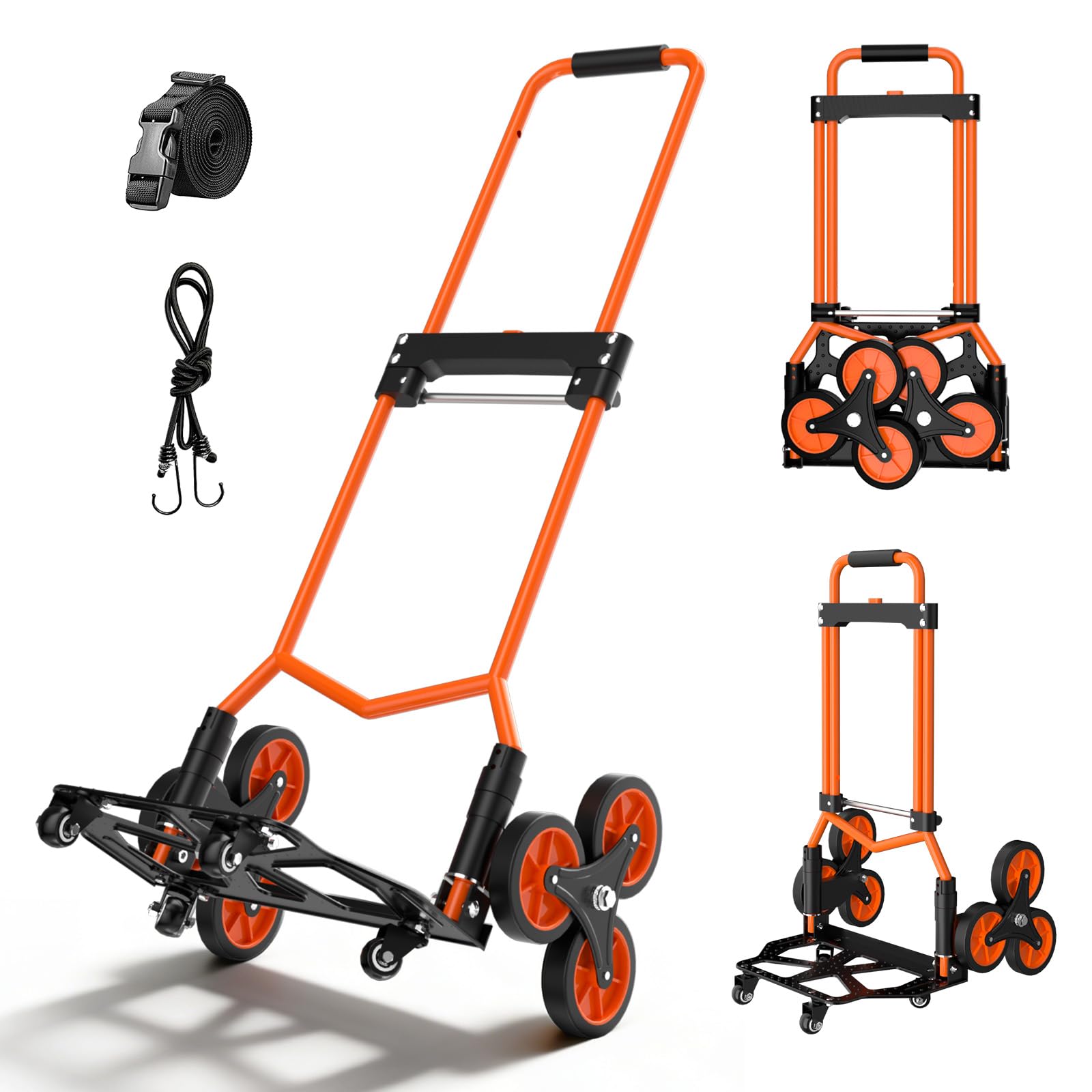 Photo 1 of Tolpassa Folding Stair Climbing Dolly, 220 Lbs Capacity