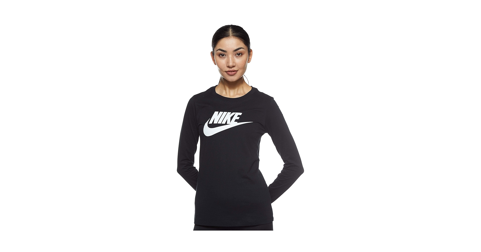 Amazon.com: Nike NSW Tee Essential Long Sleeve Icon Futura