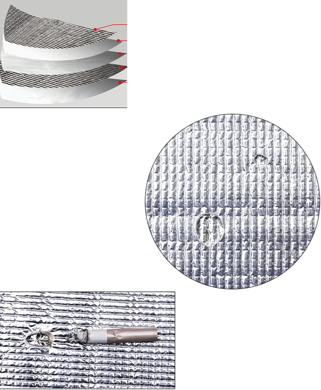 Außenabdeckung für Klimaanlage, aus Aluminiumfolie, Staubschutz, für den Außenbereich, Abdeckung für Klimaanlage, staubdicht (fest, 100 x 42 x 79 cm)
