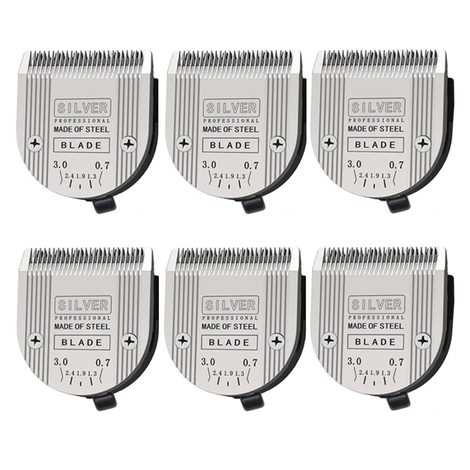 Lama animale professionale 5 in 1 regolabile, compatibile con WAHL, Arco, Bravura, Chromado, Creativa, Figura, Motion Clippers(6pc)