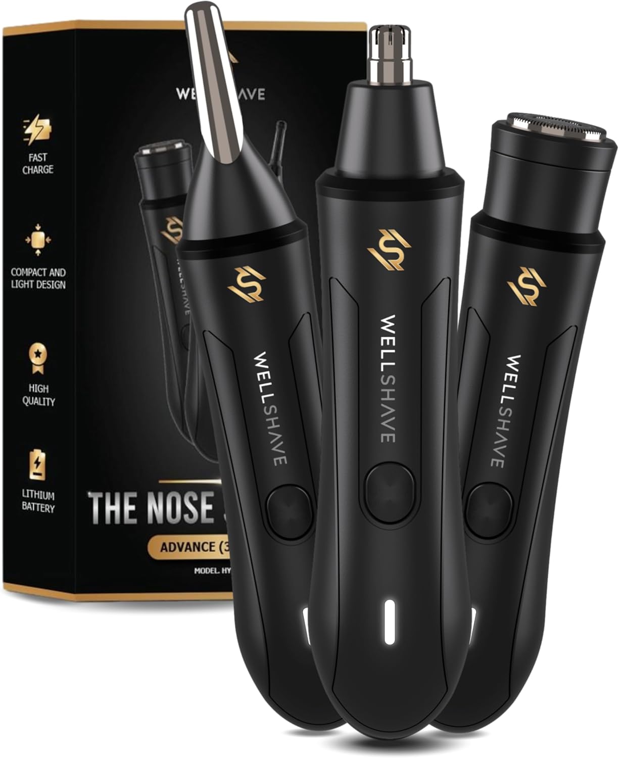 3 in 1 Neustrimmer Advance – All In One Wenkbrauw en Oorhaar trimmer – Neushaartrimmer voor mannen 3 in 1 Neustrimmer Advance – All In One Wenkbrauw en Oorhaar trimmer – Neushaartrimmer voor mannen