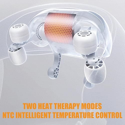 Miniatura 7 de 1 masajeador de cuello y hombro, masajeador portátil Shiatsu calentado, masaje DeepTissue 4D, masajeadores de manos reales con calor, masajeadores