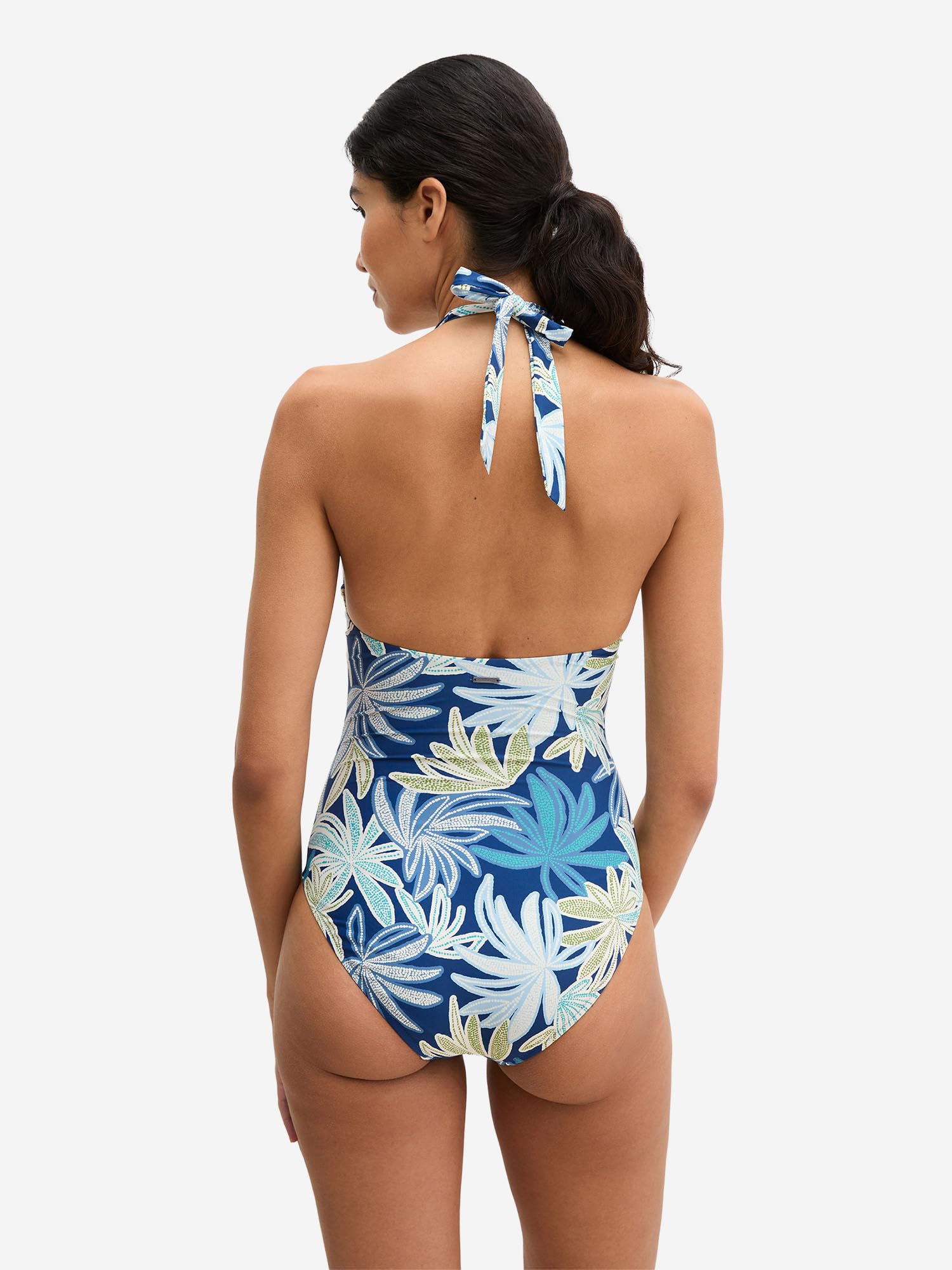 Marc O'Polo Damen Badeanzug Bohemian Leaf