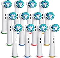 Vista 7 de 8 cabezales de cepillo de dientes de repuesto compatibles con Oral B Braun, cabezales de cepillo de dientes eléctricos profesionales para Oral-B Pro