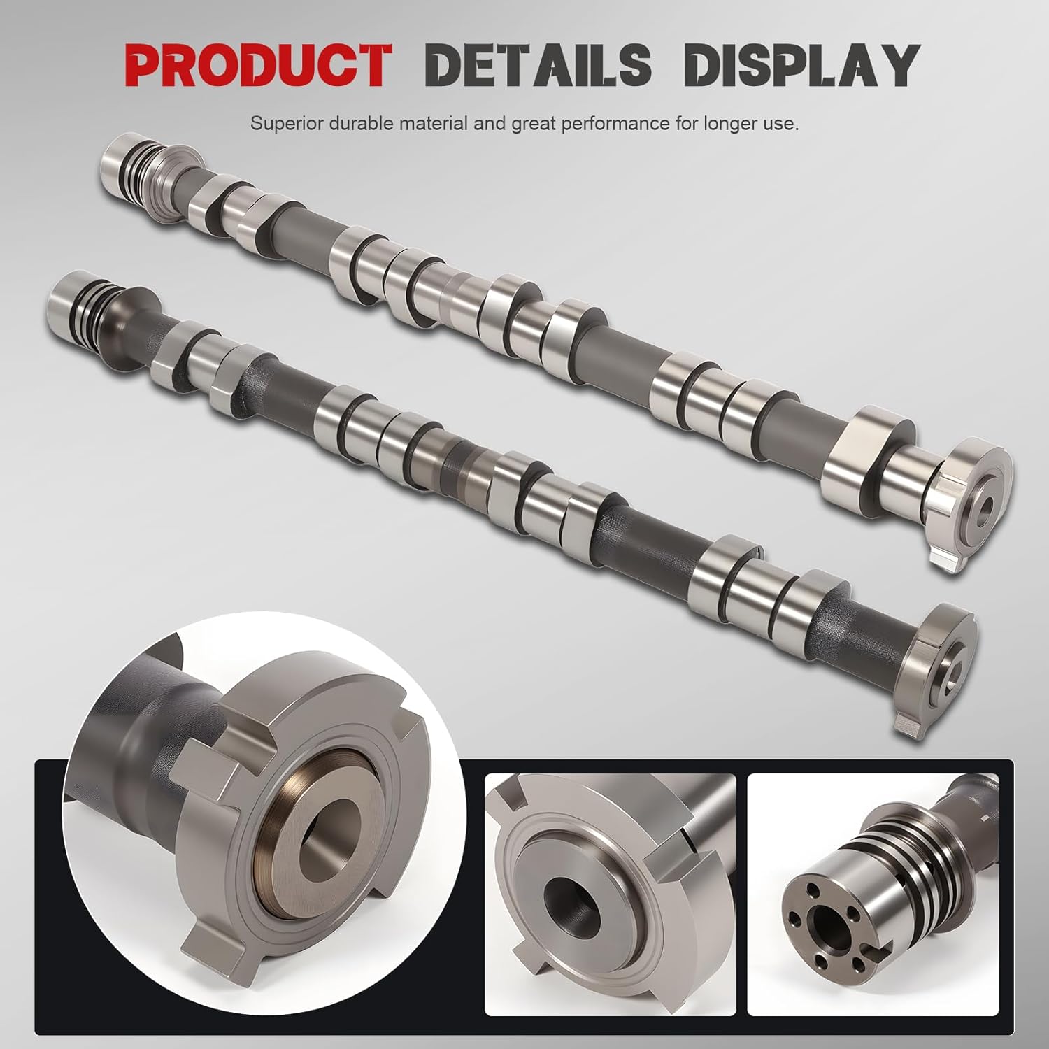 Engine Exhaust & Intake Camshaft Kit for Equinox Captiva Sport Impala Malibu Orlando Verano Regal LaCrosse Terrain 2011-2017 2.4L 12634207 12604896 2PCS