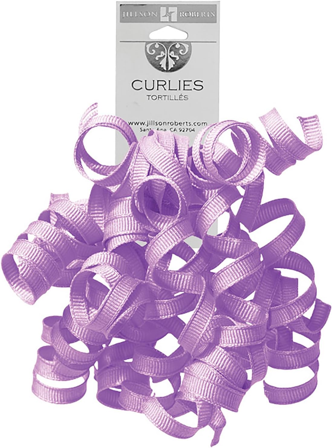 Jillson Roberts 6-Count Self-Adhesive Gift Wrap Curly Bows Available in 4 Different Assortments, Grosgrain Pretty Pastels : Health & Household