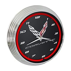 Blue Oval Industries 2020 Corvette C 8 Red Light Up Neon Wall Clock 15 Inch Blue Oval Industries 2020 Corvette C 8 Red Light Up Neon Wall Clock 15 Inch product image
