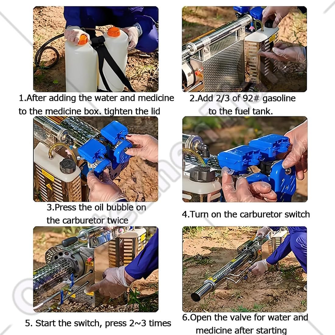 Handheld Agricultural Sprayer,Portable Pulse Jet Fogger,15l Professional Fogging Machine,Indoor Spray Distance 6-12 for Meters,Insect Control & Pest Management