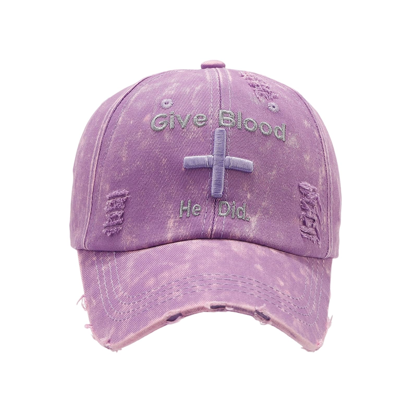 Kalttoy Modern Baseball Hat with Embroidery Lettering Breathable Soft Sun Hat with Adjustable Belt for Streetwear Enthusiasts Embroidery Sun
