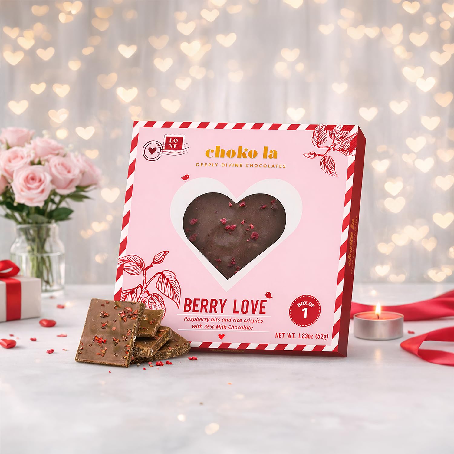 choco.and.love　紅ぷり8kg+4kgぐるりん Choko La Assorted Truffles & Berry Love Chocolate Gift Box