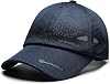 QICHEN Summer Baseball Cap Breathable Mesh Cap Leisure Sports Caps for Men Blue blue