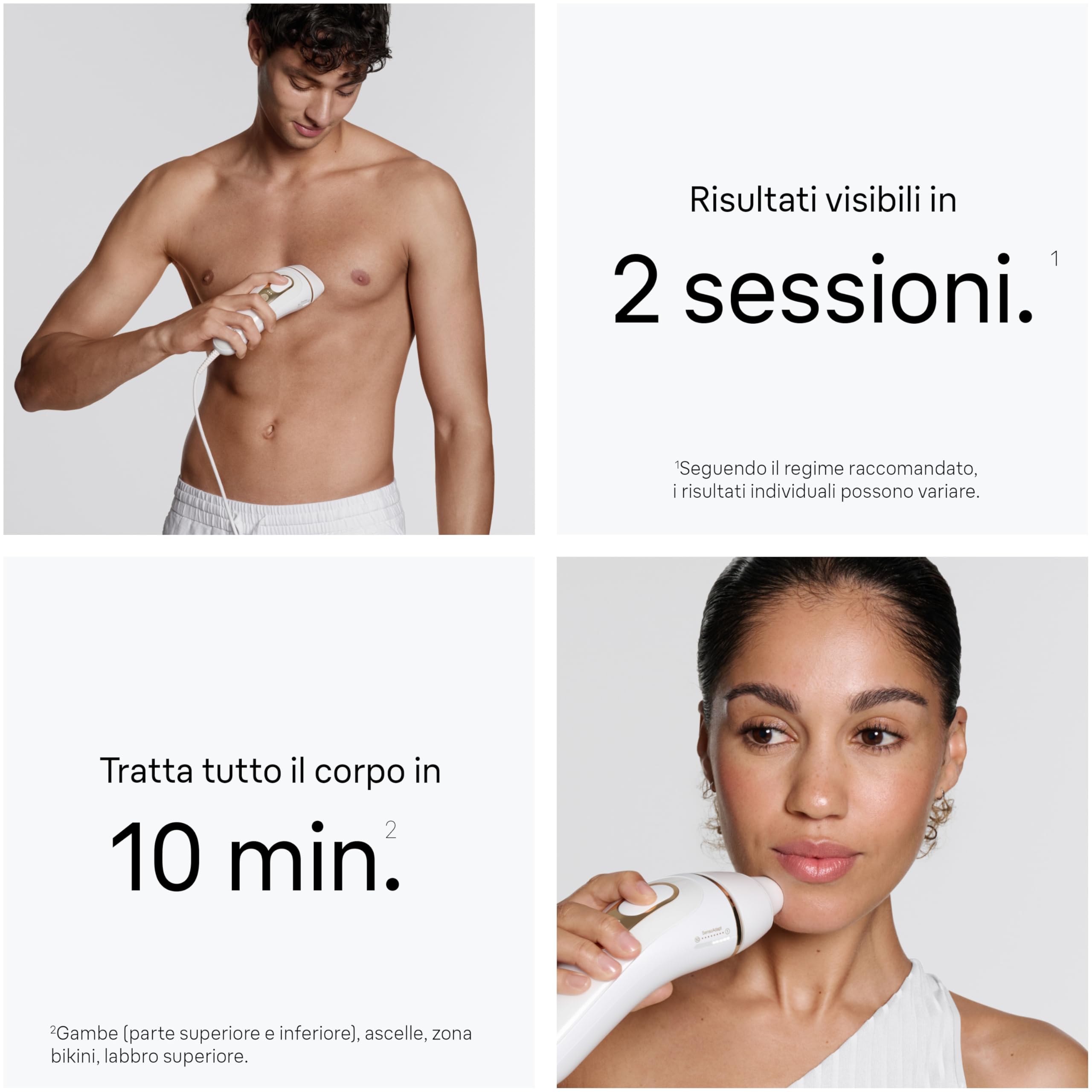 Braun Silk·Expert Pro 5, Epilatore Luce Pulsata Smart, Epilazione Laser Peli Donna a Casa, Riduzione Permanente dei Peli, con 3 Testine, Custodia e Rasoio Gillette Venus, Pl5321