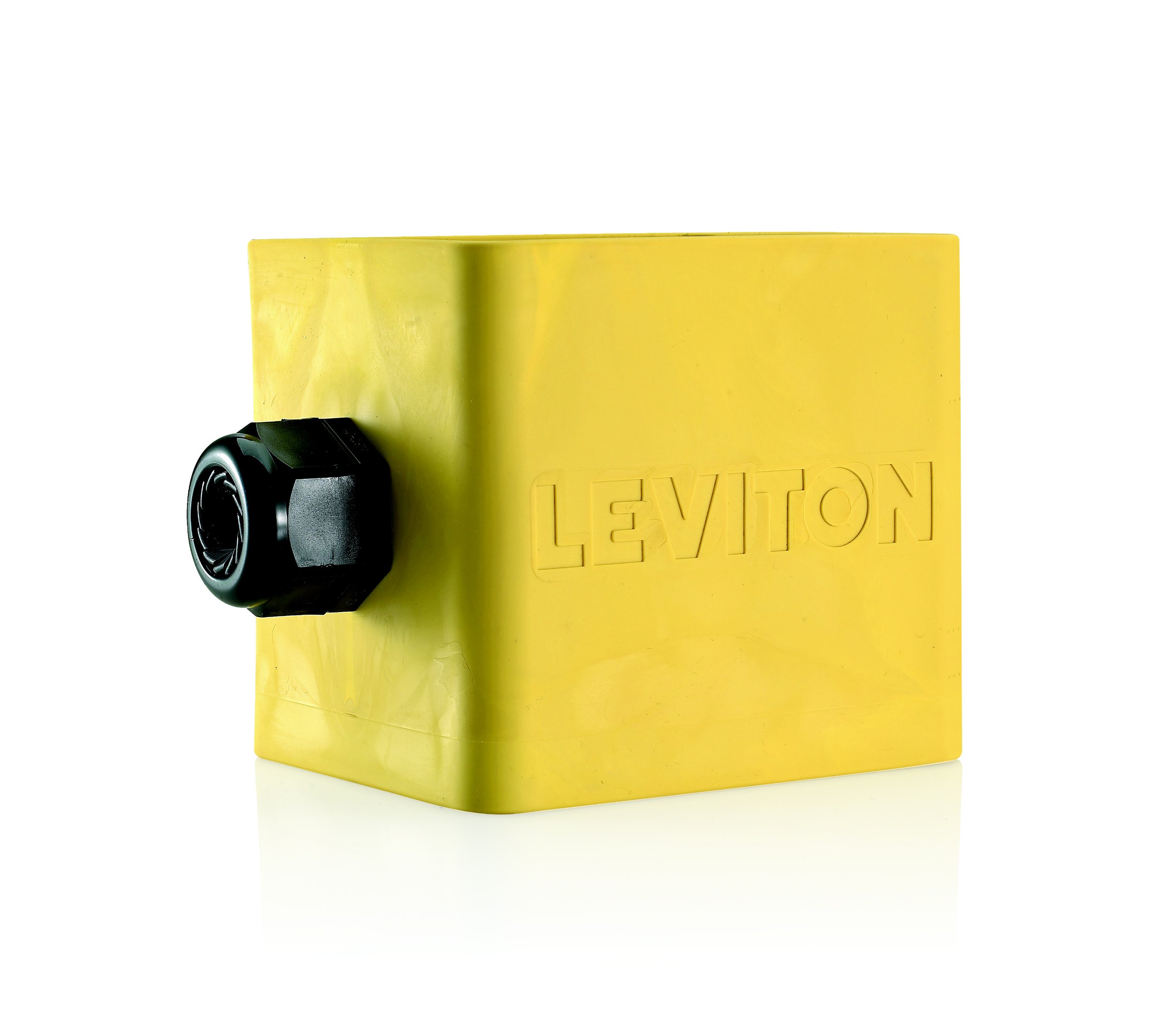 Boîtier de prise portable Leviton 3200-2Y standard jaune