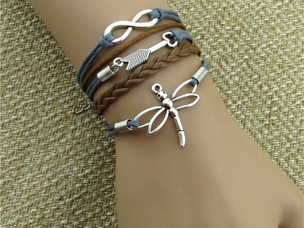 Assorted Dragonfly Charm Pendant Connector for DIY Jewelry Making Accessaries(13pcs,Antique Silver Tone) - Image 6