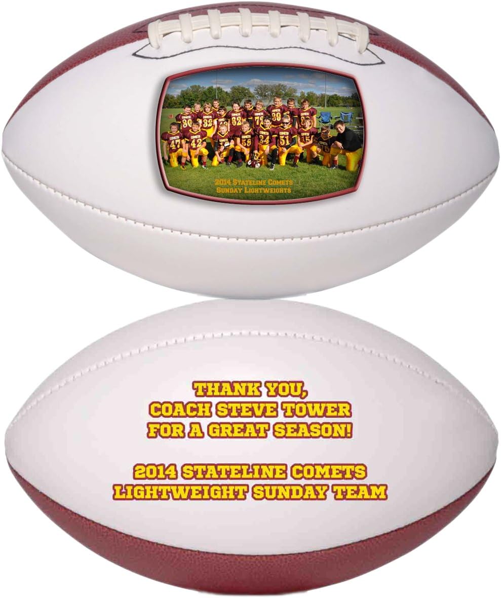 Personalized Custom Photo Regulation Football - Any Image - Any Text - Any Logo