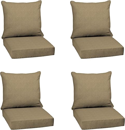 Miniatura 69 de Arden Selections Juego de cojines profundos para exteriores, 24 x 24 pulgadas, resistente al clima, a prueba de lluvia, resistente a la decoloración