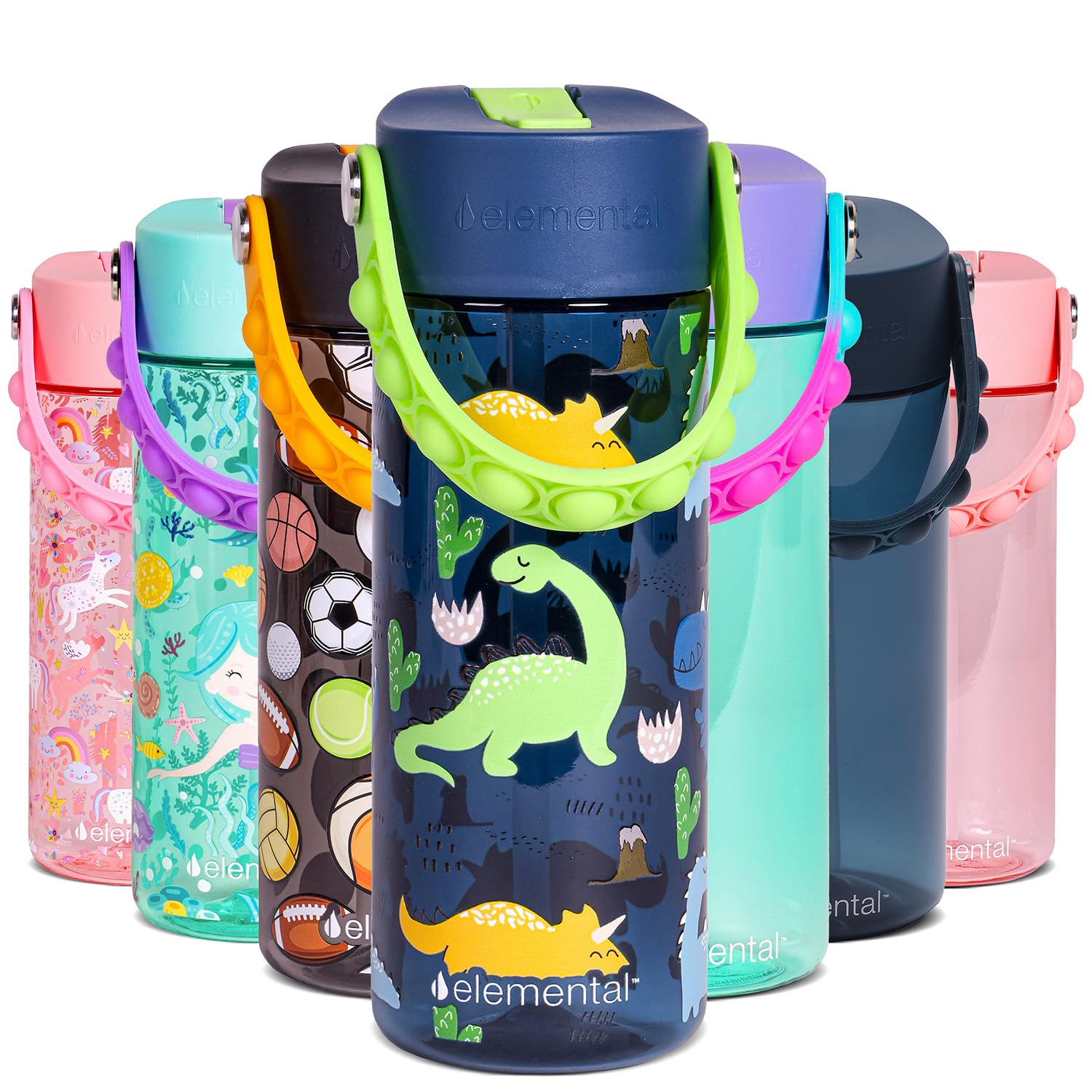 Elemental Splash Pop Kids Water Bottle