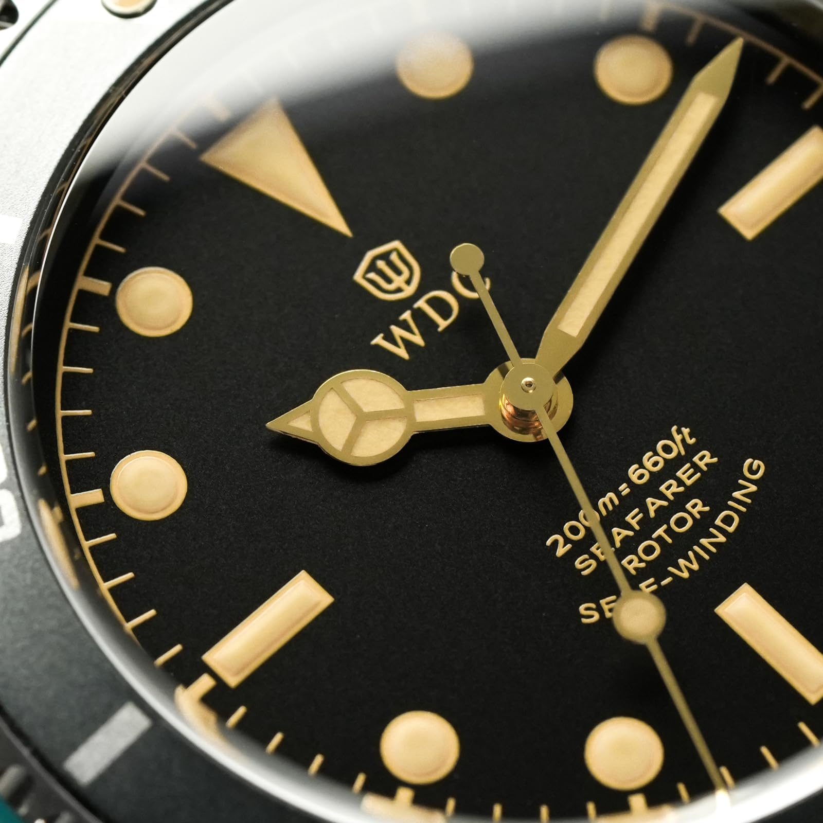 watchdives WD5513P - Orologio subacqueo da uomo, stile vintage, PT5000 PT5004, meccanico, automatico, di lusso, in vetro zaffiro bombato, 40,7 mm, impermeabile fino a 20 bar