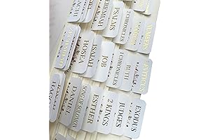 Women's and Men's Laminated Gold Bible Tabs