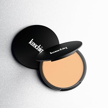 Koschiq Soft Matte Powder + Foundation 2-in-1 Compact with Oil Control & Blurring Effect | 24hrs stay Longwear, Buildable Matte Finish | k-40. Light with warm golden undertone