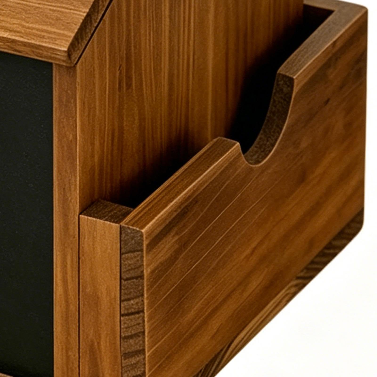 Buzón de Comentarios de Madera de Madera Privada con Cerradura para | Cubo de Donaciones y Propinas para Cafetería Escuela Restaurantes Bar Salón Comunitario