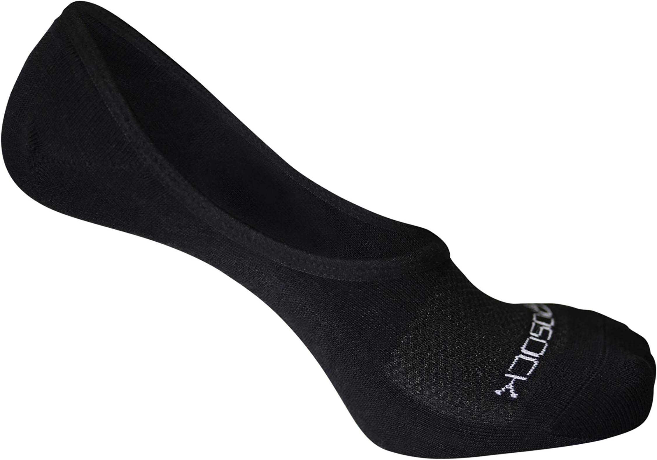 ZeroSockBamboo Viscose Super Low Invisible Socks With Mesh Ventilation with Anti-Slip Gel Heel Grip (4 Pairs Per Box)