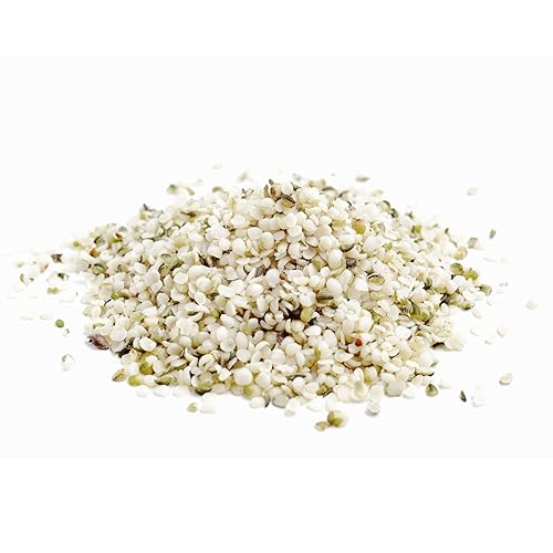 Anna and Sarah Semilla de cáñamo orgánica, proteína a base de plantas y Omega 3 y 6 por SRV  Batidos, yogur y ensalada  Sin OMG, vegano, keto,