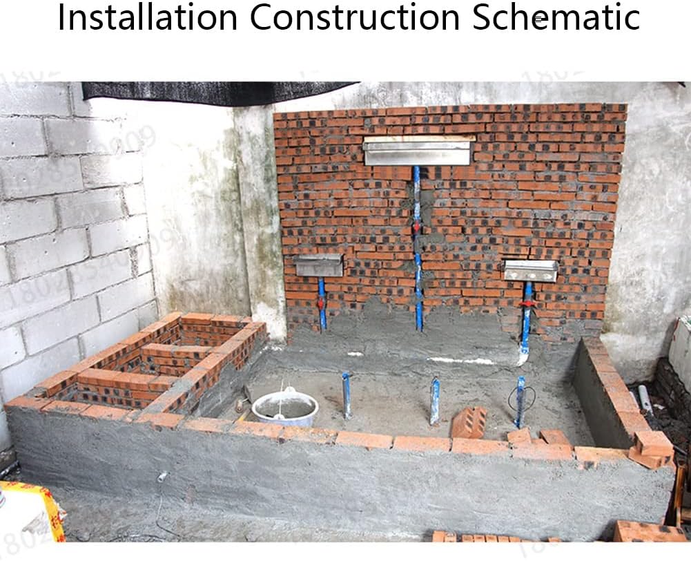 Stainless Steel Waterfall Spillway for Pools, Gardens, and Patios - 80CM Outdoor Fountain for Spa Decoration and Pond Landscaping