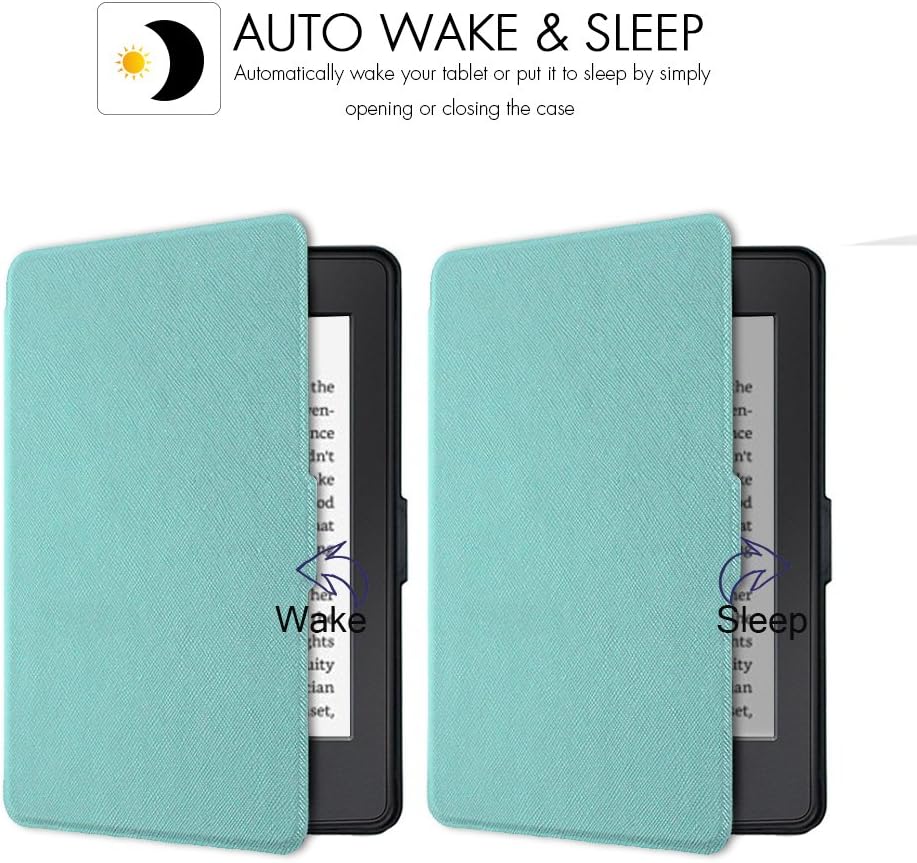 Gvirtue Smart Ultra Slim Case for All-New Amazon Kindle Paperwhite (Fits All Versions: 2012, 2013, 2014, 2015 and 2016 All-new 300 PPI Versions)- Protective Cover with Auto Wake / Sleep
