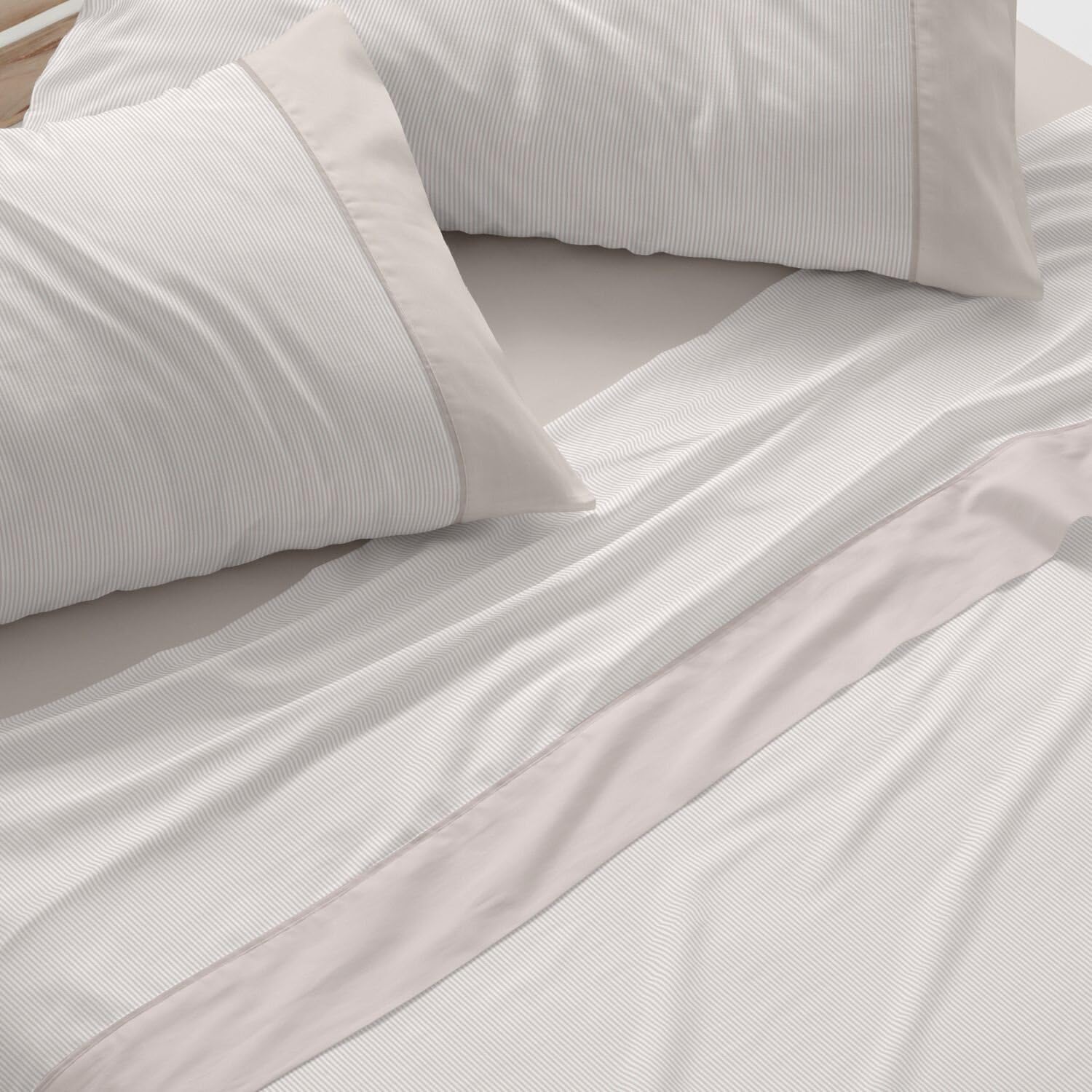 Burrito Blanco Parure de lit 297 en coton et polyester gris - 5
