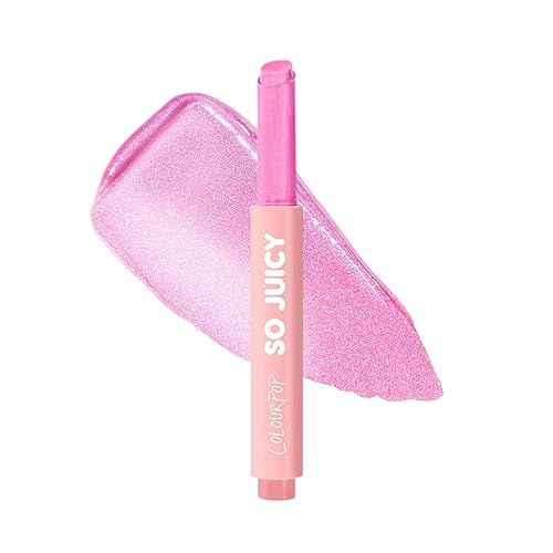 ColourPop So Juicy Plumping Lip Gloss Balm - Hydrating Lip Gloss & Balm with Peptides & Pearl Finish - Non-Sticky Formula - Visibly Plumps Lips & Delivers Buildable Color - Cyberstar (0.07 oz) - Cyberstar