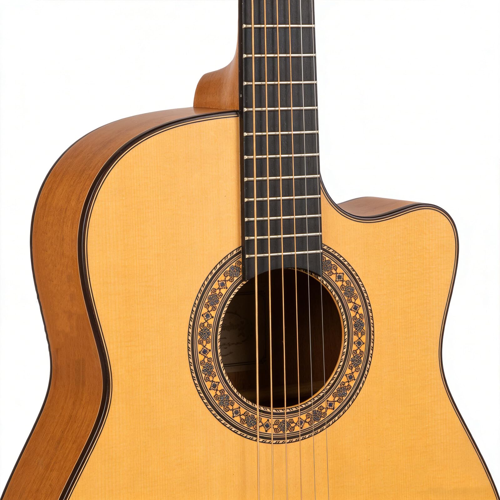 Drewniana Rozeta Dekoracyjna Do Otworu Rezonansowego Gitary Akustycznej Cala Naklejka Inlay Do Projektów DIY Łatwa Aplikacja i Usuwanie Gitar Klasycznych i Akustycznych