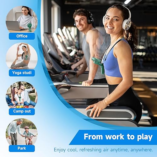 Miniatura 7 de Ventilador de mano portátil, ventilador personal plegable de 180, mini ventiladores de mano recargables por USB para viajesveranoexterioroficina, 5