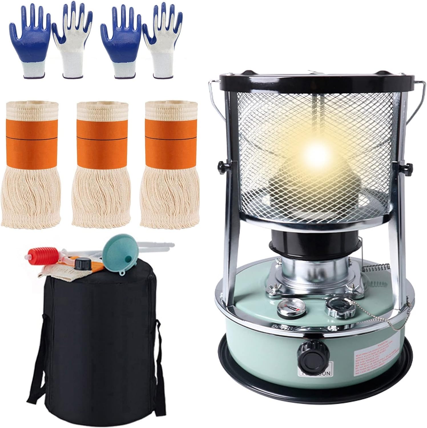 LIUDAINC 2600W Kerosene stove for Indoor Use 4.5 L, 2 in 1 Portable