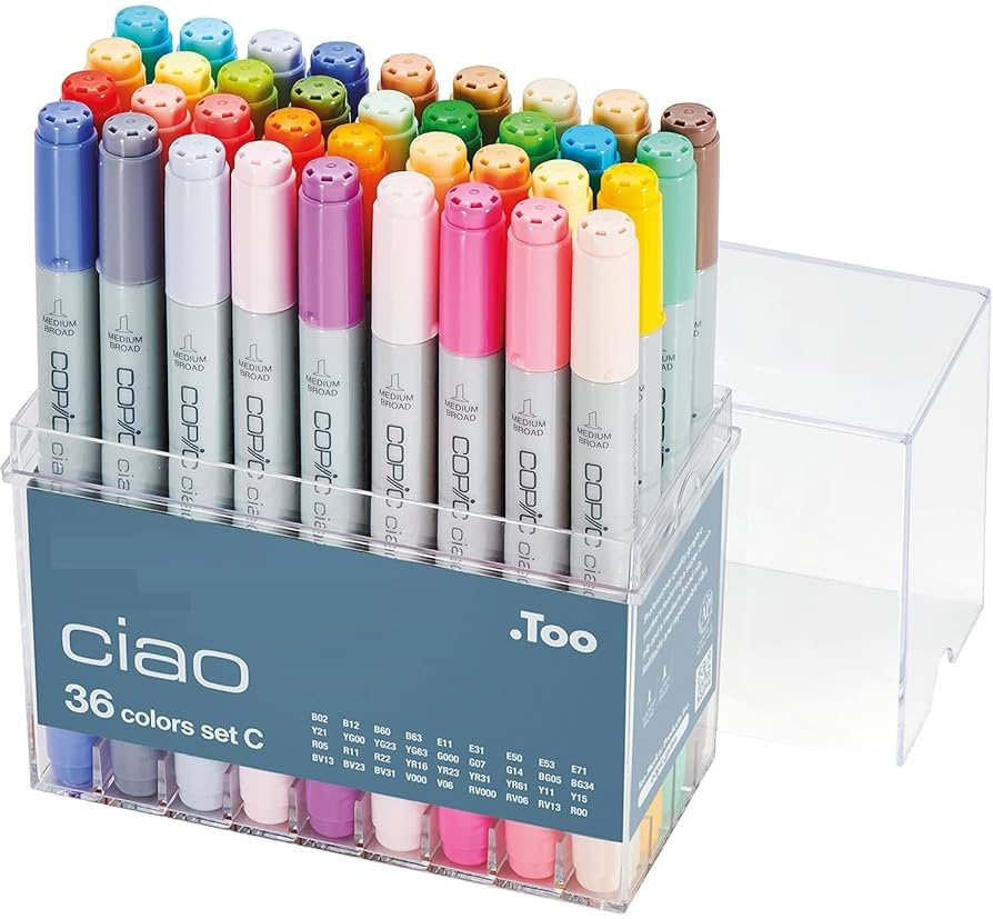筆記具 Copic Ciao 36pc Set B コピックチャオ 36色セットB - コピック公式サイト